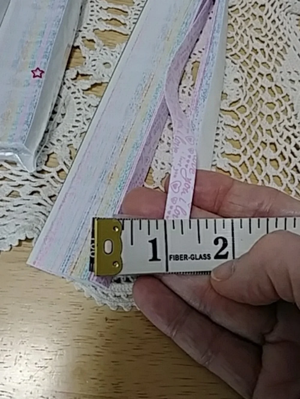 origami / quilling paper strips bundle, i love you
